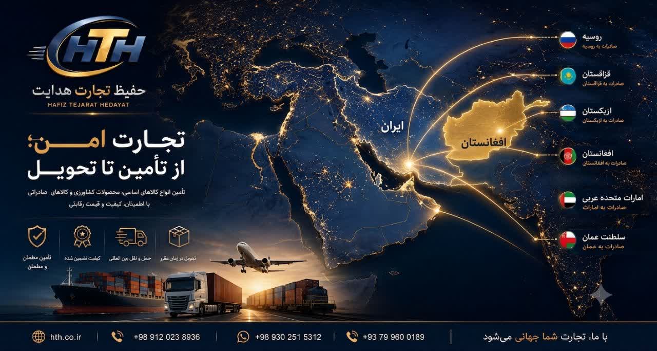 شرکت بازرگانی حفیظ تجارت هدایت شرکت بازرگانی حفیظ تجارت هدایت